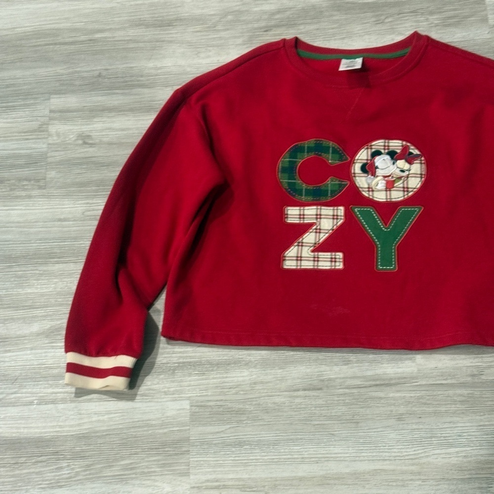 Disney Red Cozy Kids Sweatshirt‎ - Picture 3 of 7